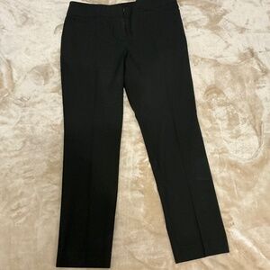 2 Pair Ann Taylor Factory Black Dress Pants 4P 4 Petite
